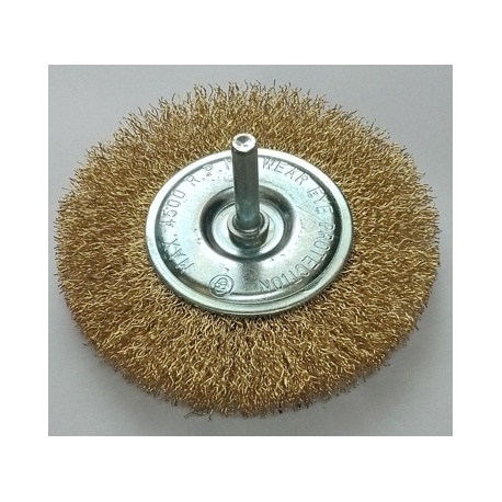 791115 Flat Wire Brush for Drills 100mm