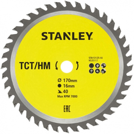 STA13105 Δίσκος Δισκοπριόνου 160x16mm - 40Δ