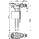 ALCA A150-1/2" SIDE INLET FILL VALVE 1/2"