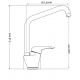 Elemis Margi 38-03018 Mixing Kitchen Faucet