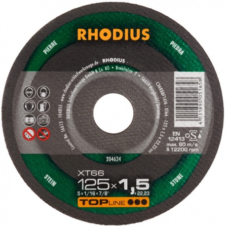 Rhodius Stone cutting disc XT66 - 1,5 x 115mm