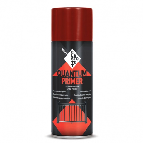 Elastotet Quantum Σπρέι Αστάρι μετάλλων κόκκινο 400ml