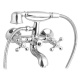 Viospiral BRAVA RETRO Chrome Bathtub Shower Faucet 26-07401