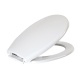 Viospiral Plastic Toilet Seat White Satin 56-03260