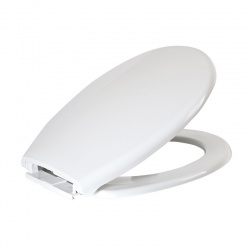Viospiral Plastic Toilet Seat White Satin 56-03260