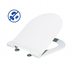 Viospiral Plastic Toilet Seat White CAPRI 58-053118