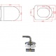 Viospiral Plastic Toilet Seat White CAPRI 58-053118