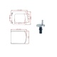 Viospiral Plastic Toilet Seat White PLAZA 58-050326
