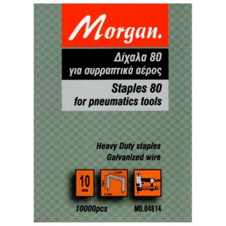 Morgan MO.04814 Type 80 Staples - 10mm - 10.000pcs