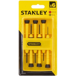 Stanley 0-66-052 6-Piece Jewelers Precision Screwdriver Set