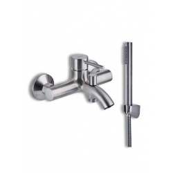 Viospiral Modea Etna Minimal 00-07012/BN Αναμεικτική Μπαταρία Λουτρού Brushed Nickel