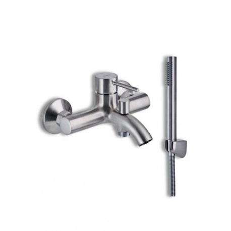 Viospiral Modea Etna Minimal 00-07012/BN Single Lever Bath Mixer Brushed Nickel