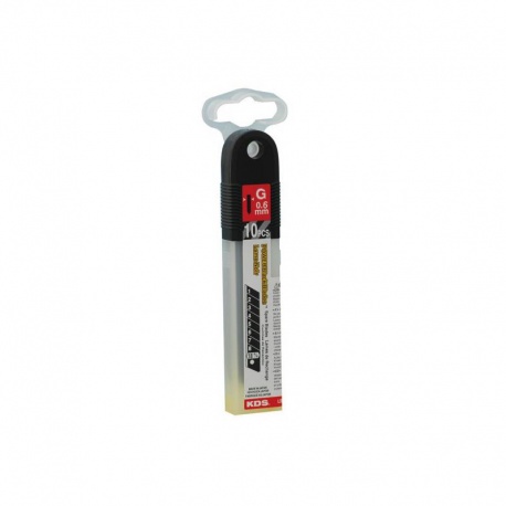 KDS GB-10BH Black Snap-Off Knife Blades 18 x 0.6mm - 10pcs