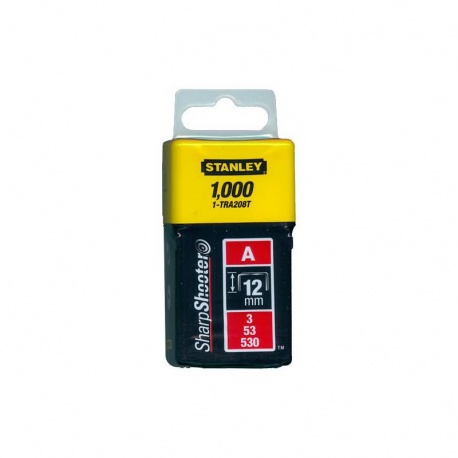 Stanley 1-TRA208T Type 53 Light Duty Staples - 12mm