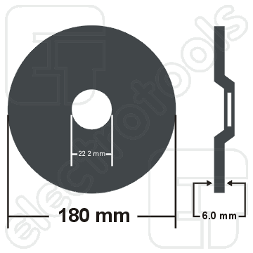 Electrotools - 180x6 disc